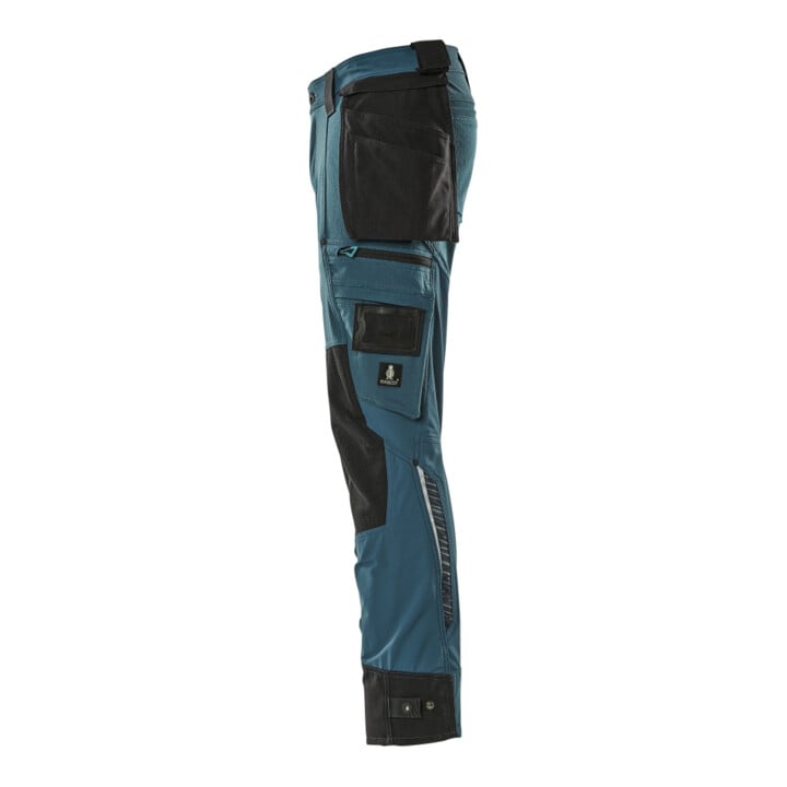 Mascot Hose mit Hängetaschen Stretch Größe 82C68 Dunkelpetroleum