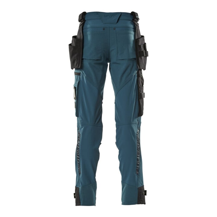 Mascot Hose mit Hängetaschen Stretch Größe 82C68 Dunkelpetroleum