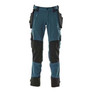 Mascot Hose mit Hängetaschen Stretch Größe 90C60 Dunkelpetroleum
