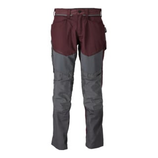 Mascot Hose mit Knietaschen 76C56 bordeaux/anthrazitgrau