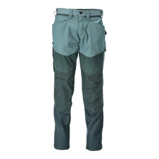 Mascot Hose mit Knietaschen 76C58 helles waldgrün/waldgrün