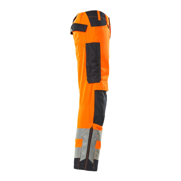 Mascot Hose mit Knietaschen 76C58 hi-vis orange/schwarzblau