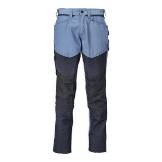 Mascot Hose mit Knietaschen 82C46 steinblau/schwarzblau