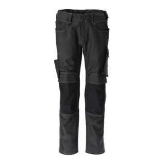 Mascot Hose mit Knietaschen 82C56 schwarz/dunkelanthrazit