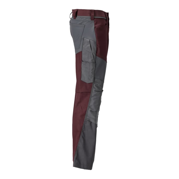 Mascot Hose mit Knietaschen 82C62 bordeaux/anthrazitgrau