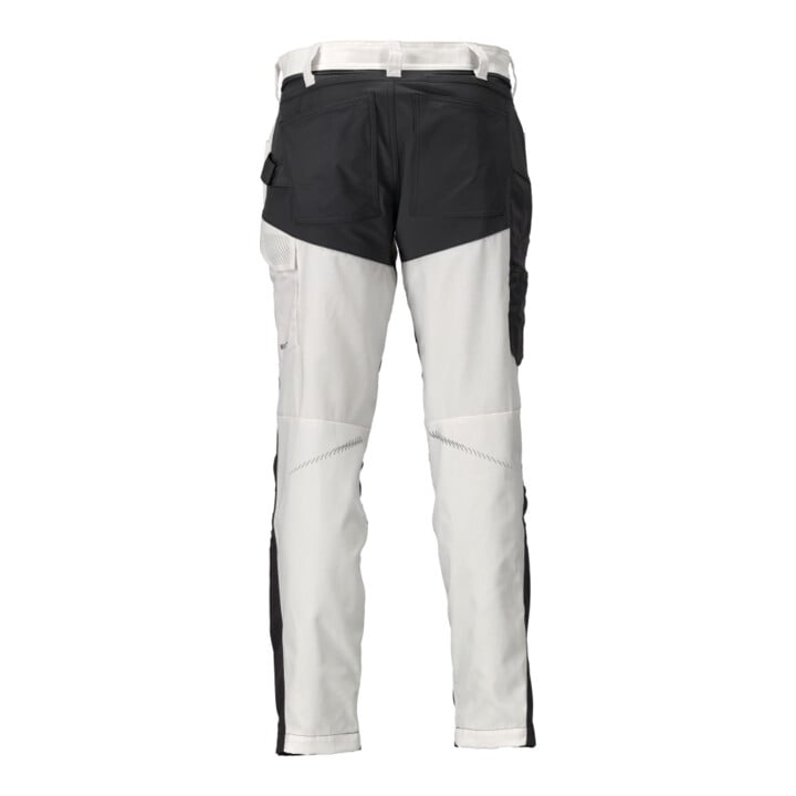Mascot Hose mit Knietaschen 90C56 weiss/Anthrazitgrau