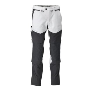 Mascot Hose mit Knietaschen 90C56 weiss/Anthrazitgrau