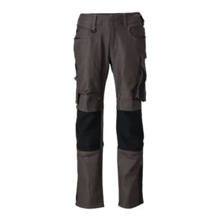 Mascot Hose mit Knietaschen cotton+ 82C52 dunkelanthrazit/schwarz