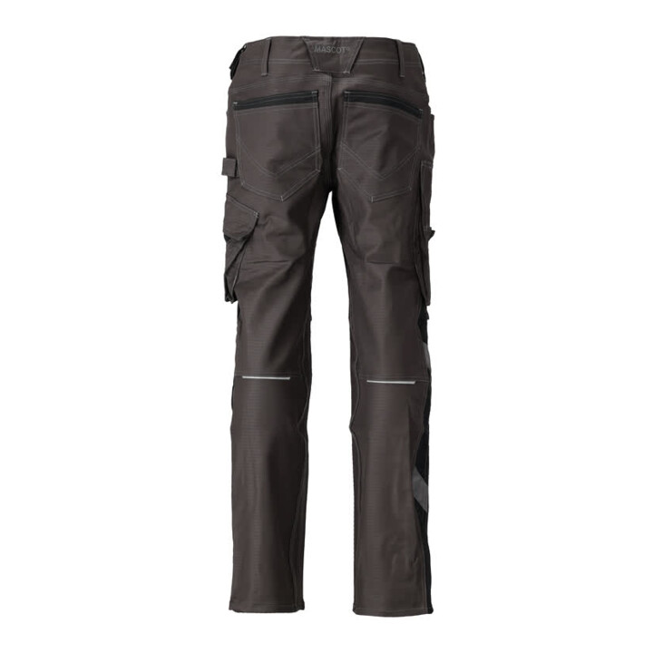 Mascot Hose mit Knietaschen cotton+ 90C52 dunkelanthrazit/schwarz