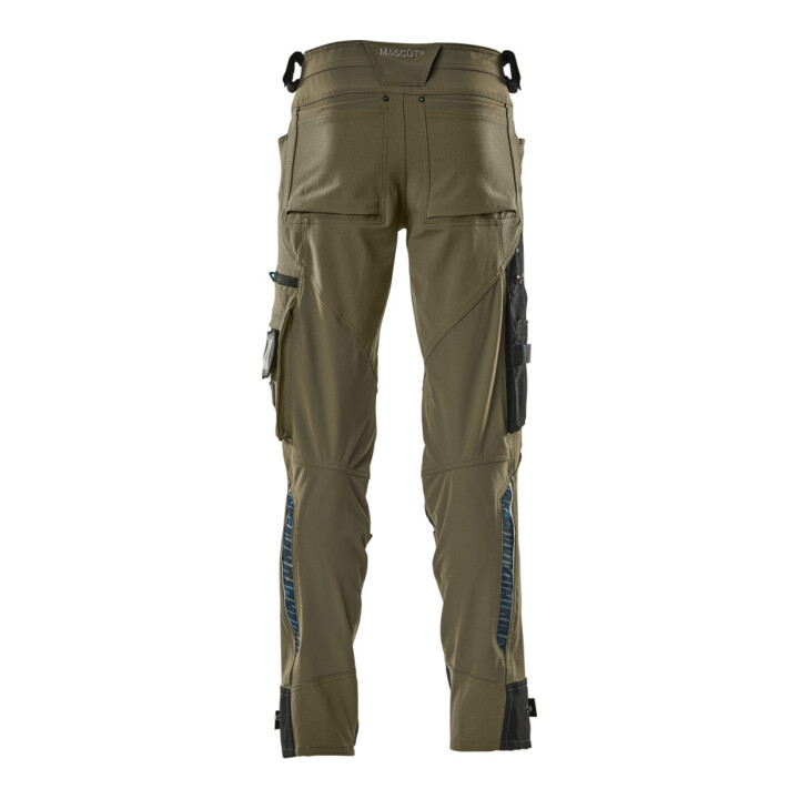 Mascot Hose mit Knietaschen Dyneema Stretch moosgrün 90C54