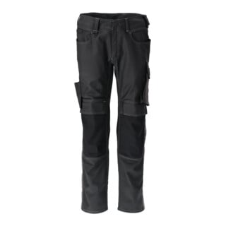 Mascot Hose mit Knietaschen Größe 82C45 schwarz/dunkelanthrazit