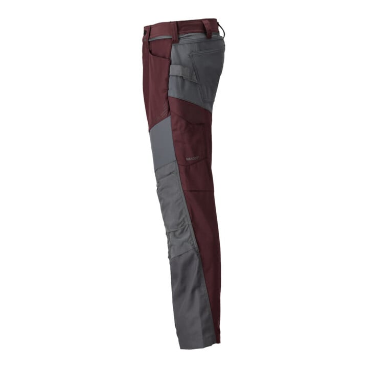 Mascot Hose mit Knietaschen Größe 90C49 bordeaux/anthrazitgrau