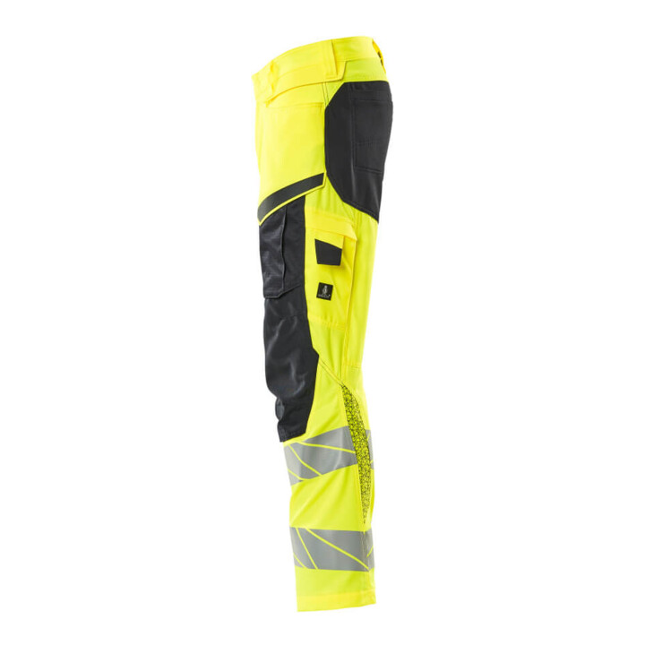 Mascot Hose mit Knietaschen Stretch-Einsätze 76C47 hi-vis gelb/schwarzblau