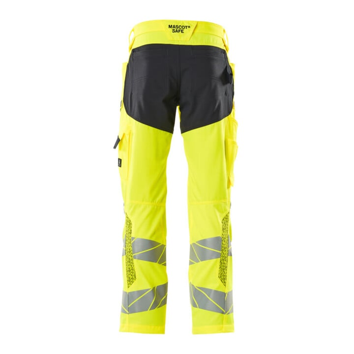 Mascot Hose mit Knietaschen Stretch-Einsätze 82C54 hi-vis gelb/schwarzblau
