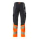 Mascot Hose mit Knietaschen Stretch-Einsätze 90C52 schwarzblau/hi-vis orange