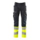 Mascot Hose mit Knietaschen Stretch-Einsätze 90C60 schwarzblau/hi-vis gelb