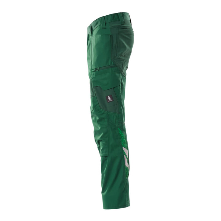 Mascot Hose mit Knietaschen Stretch-Einsätze Größe 76C48 grün