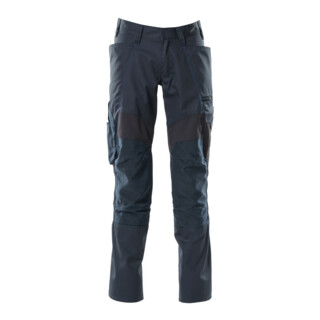 Mascot Hose mit Knietaschen Stretch-Einsätze Größe 76C48 schwarzblau