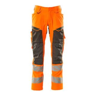 Mascot Hose mit Knietaschen Stretch-Einsätze Größe 76C52 hi-vis orange/dunkelanthrazit
