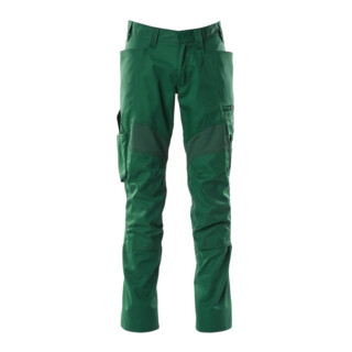 MASCOT Hose mit Knietaschen Stretch-Einsätze Größe 82C68 grün