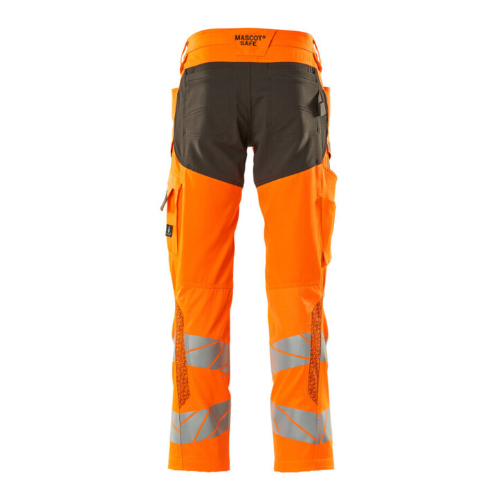 Mascot Hose mit Knietaschen Stretch-Einsätze Größe 90C60 hi-vis orange/dunkelanthrazit