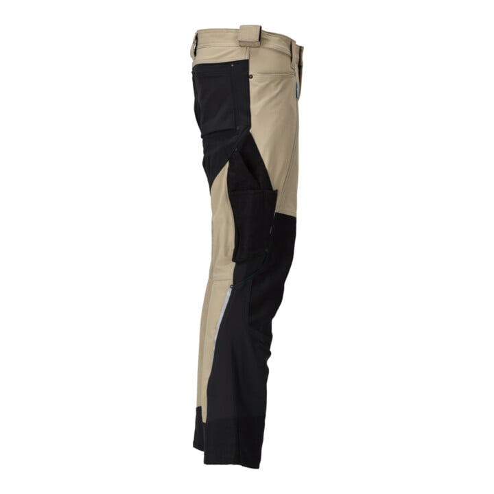 Mascot Hose mit Knietaschen Stretch leicht Gr. 76C56 hellkhaki/schwarz