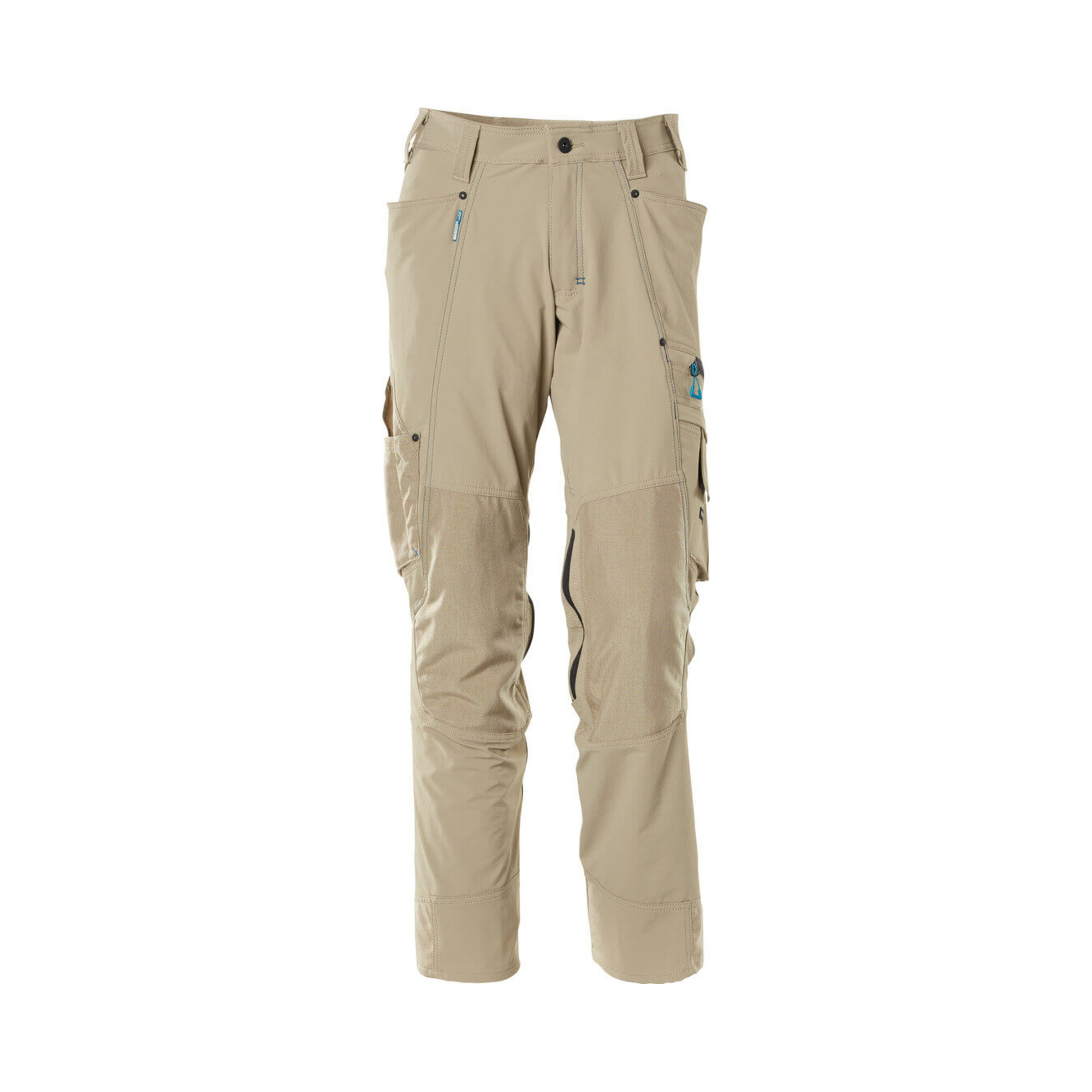 Mascot Hose mit Knietaschen, Stretchstoff Hose Größe 76C43, hellkhaki