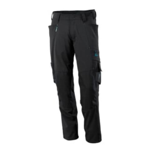 Mascot Hose mit Knietaschen, Stretchstoff Hose schwarz