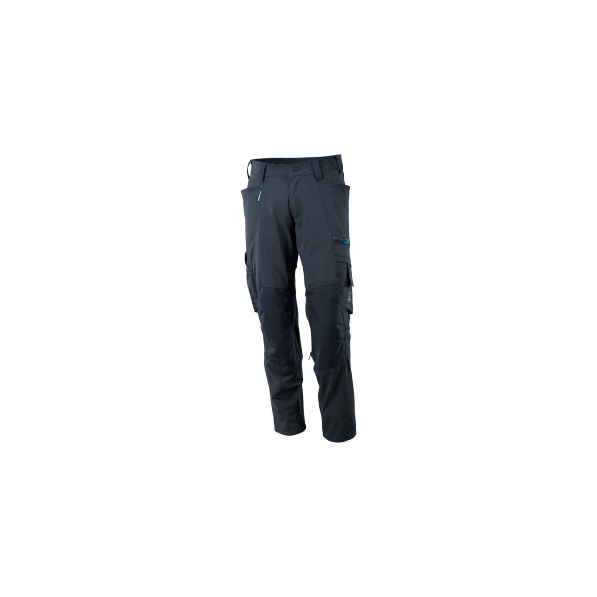 Mascot Hose mit Knietaschen, Stretchstoff Hose Größe 76C48, schwarzblau