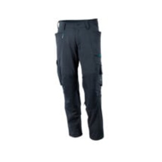 Mascot Hose mit Knietaschen, Stretchstoff Hose schwarzblau