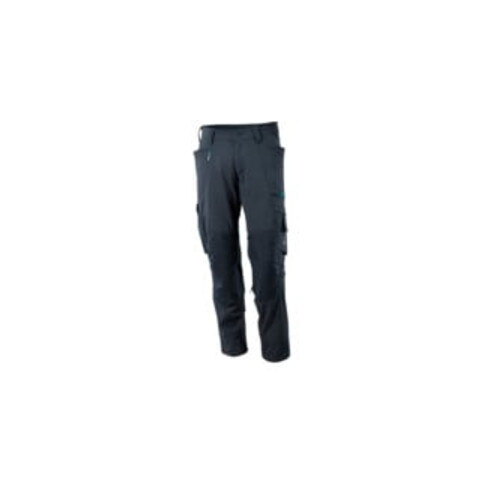 Mascot Hose mit Knietaschen, Stretchstoff Hose schwarzblau