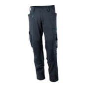 Mascot Hose mit Knietaschen, Stretchstoff Hose schwarzblau