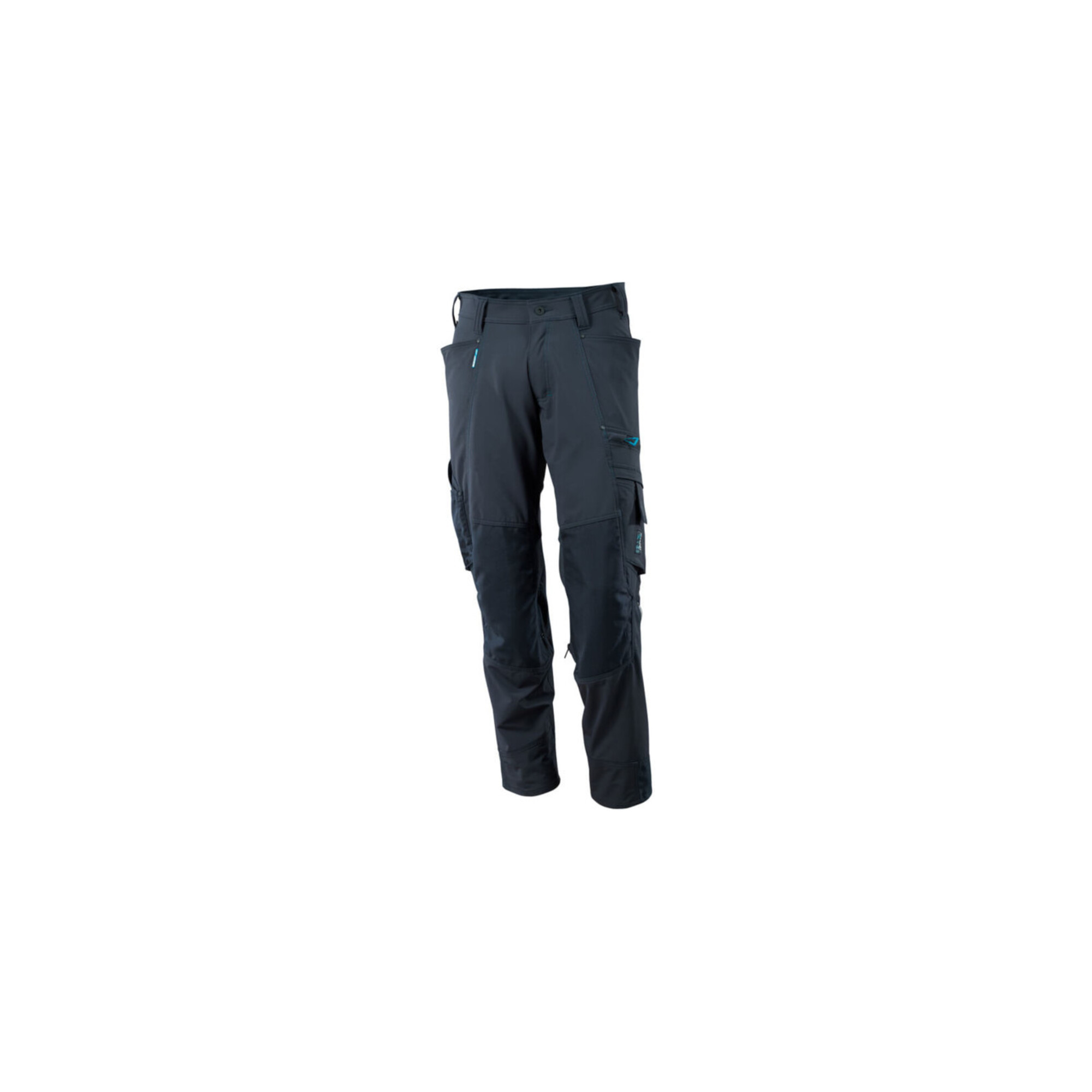 Mascot Hose mit Knietaschen, Stretchstoff Hose Größe 76C52, schwarzblau
