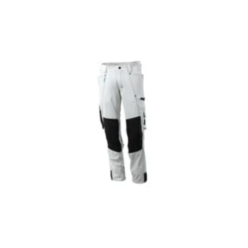 Mascot Hose mit Knietaschen, Stretchstoff Hose weiss