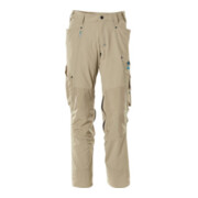Mascot Hose mit Knietaschen, Stretchstoff Hose hellkhaki