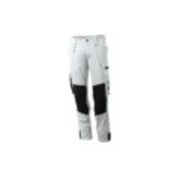 Mascot Hose mit Knietaschen, Stretchstoff Hose weiss
