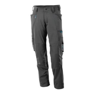 Mascot Hose mit Knietaschen, Stretchstoff Hose Größe 82C47, dunkelanthrazit