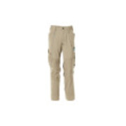 Mascot Hose mit Knietaschen, Stretchstoff Hose hellkhaki