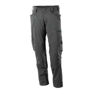 Mascot Hose mit Knietaschen, Stretchstoff Hose dunkelanthrazit