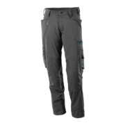 Mascot Hose mit Knietaschen, Stretchstoff Hose dunkelanthrazit