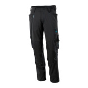 Mascot Hose mit Knietaschen, Stretchstoff Hose schwarz