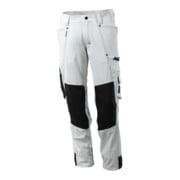 Mascot Hose mit Knietaschen, Stretchstoff Hose weiss