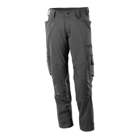 Mascot Hose mit Knietaschen, Stretchstoff Hose dunkelanthrazit