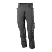 Mascot Hose mit Knietaschen, Stretchstoff Hose dunkelanthrazit