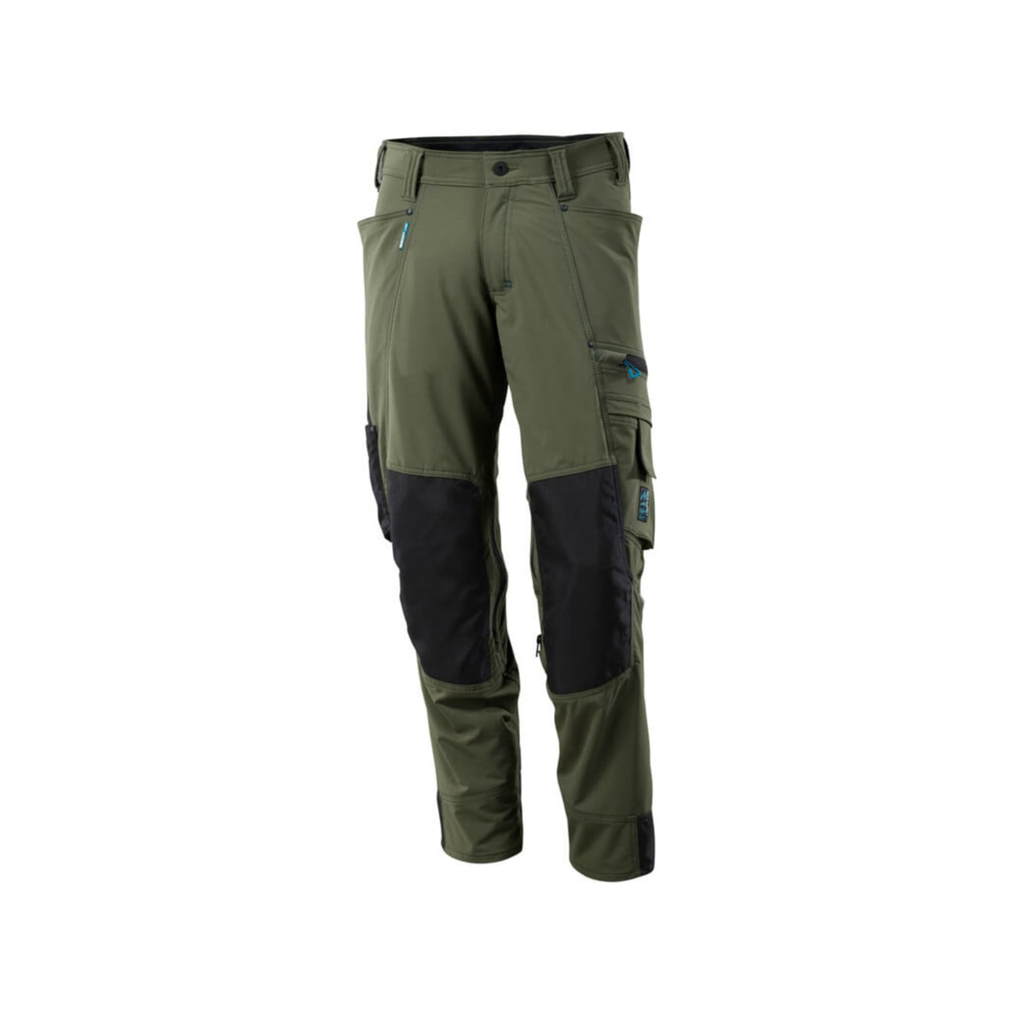 Mascot Hose mit Knietaschen, Stretchstoff Hose Größe 82C54, moosgrün