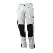 Mascot Hose mit Knietaschen, Stretchstoff Hose weiss
