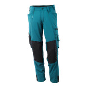 Mascot Hose mit Knietaschen, Stretchstoff Hose Dunkelpetroleum