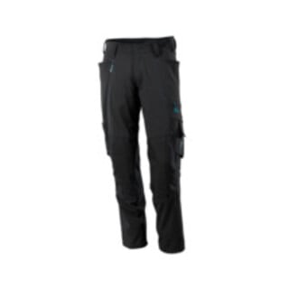 Mascot Hose mit Knietaschen, Stretchstoff Hose Größe 82C60, schwarz