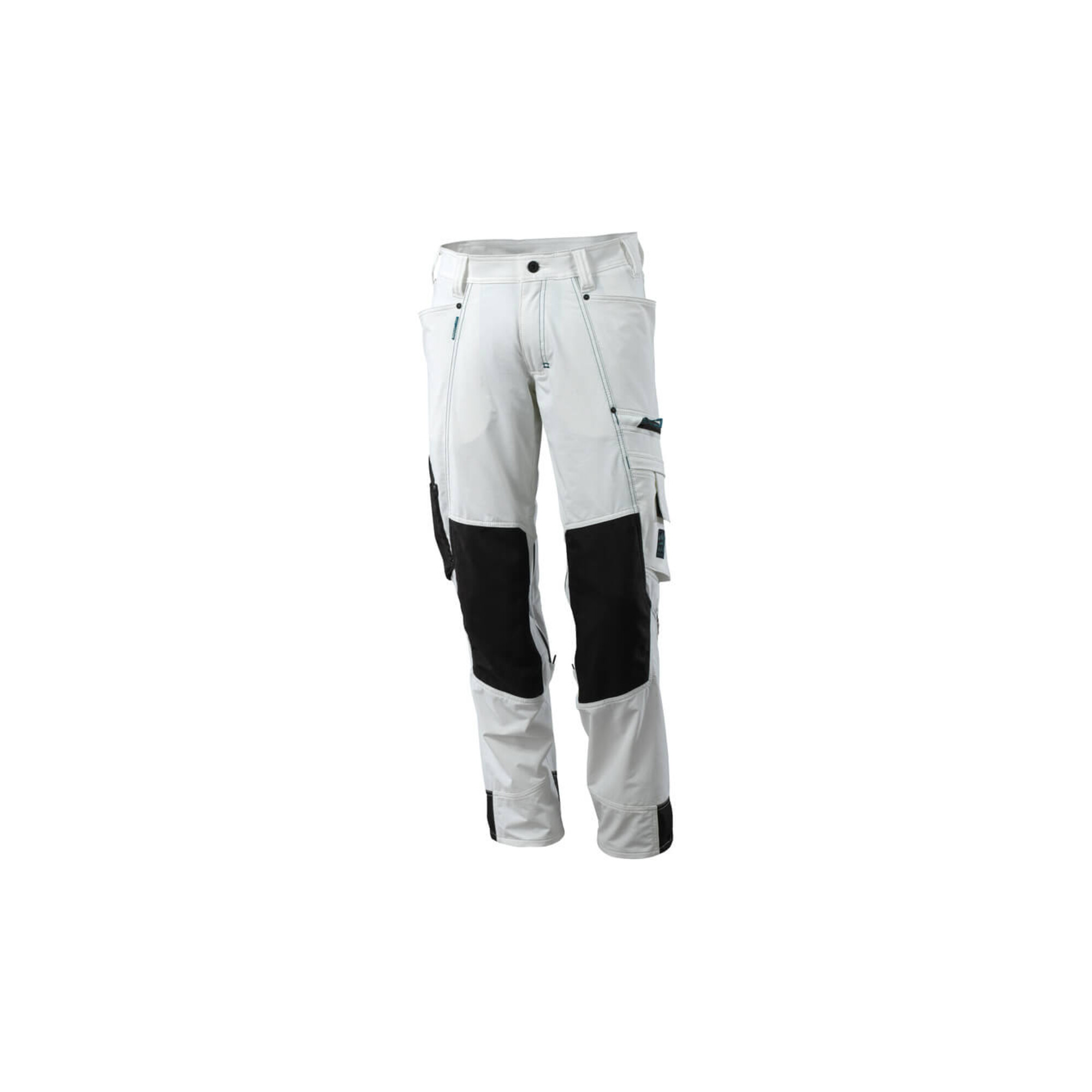 Mascot Hose mit Knietaschen, Stretchstoff Hose Größe 90C49, weiss