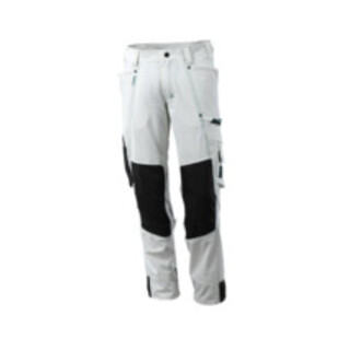 Mascot Hose mit Knietaschen Stretchstoff Hose Größe 90C52 weiss